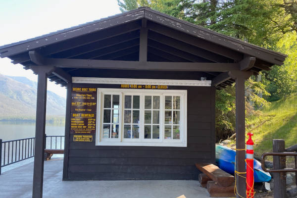 Ticket Booth at McDonald Lake