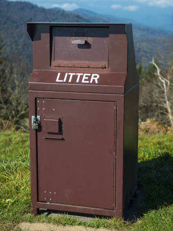 National Park Trash Can